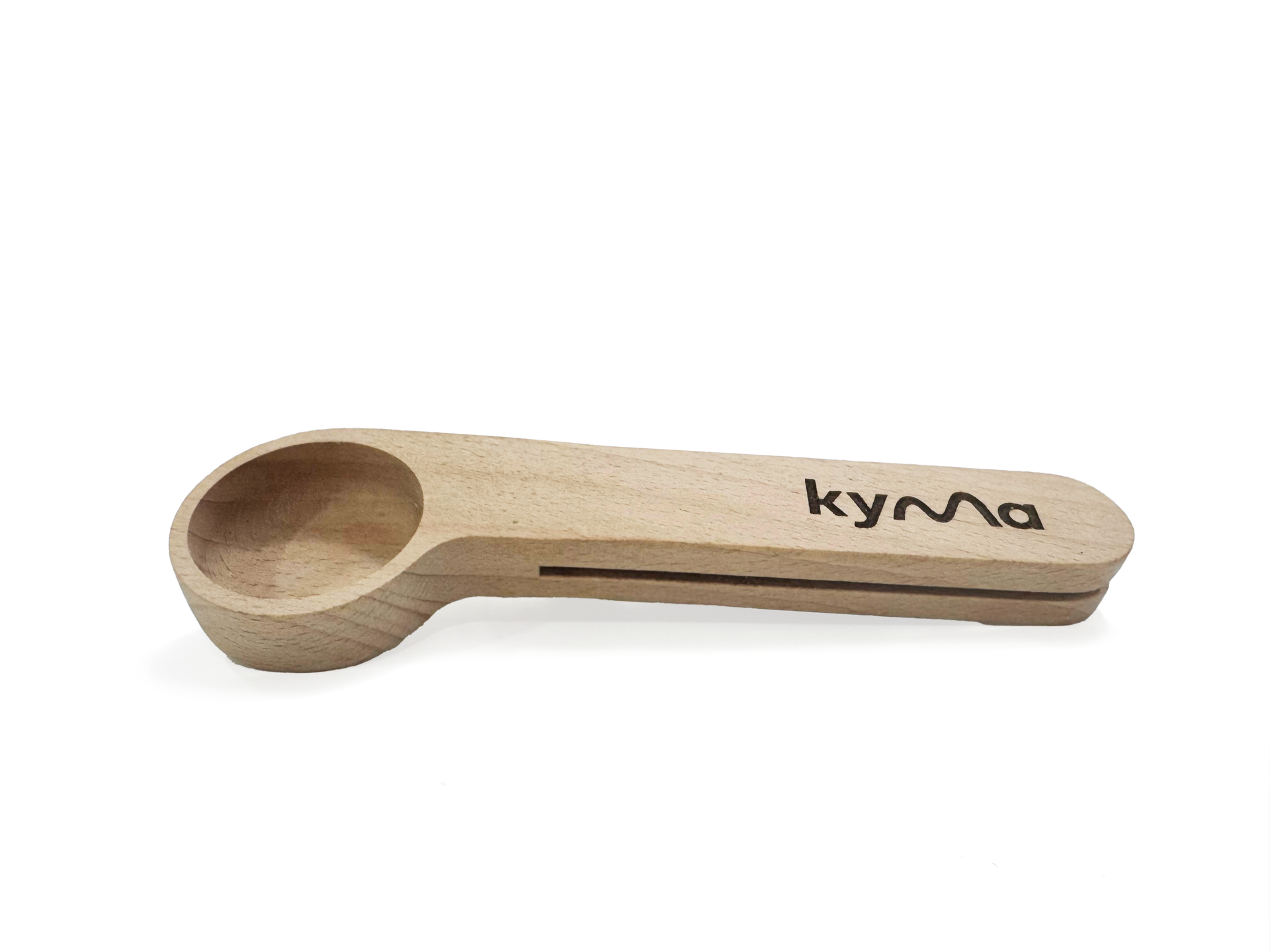 Kyma 10g reusable measuring scoop made from sustainable material perfect for accurate use with eco-cleaning powders and home essentials.