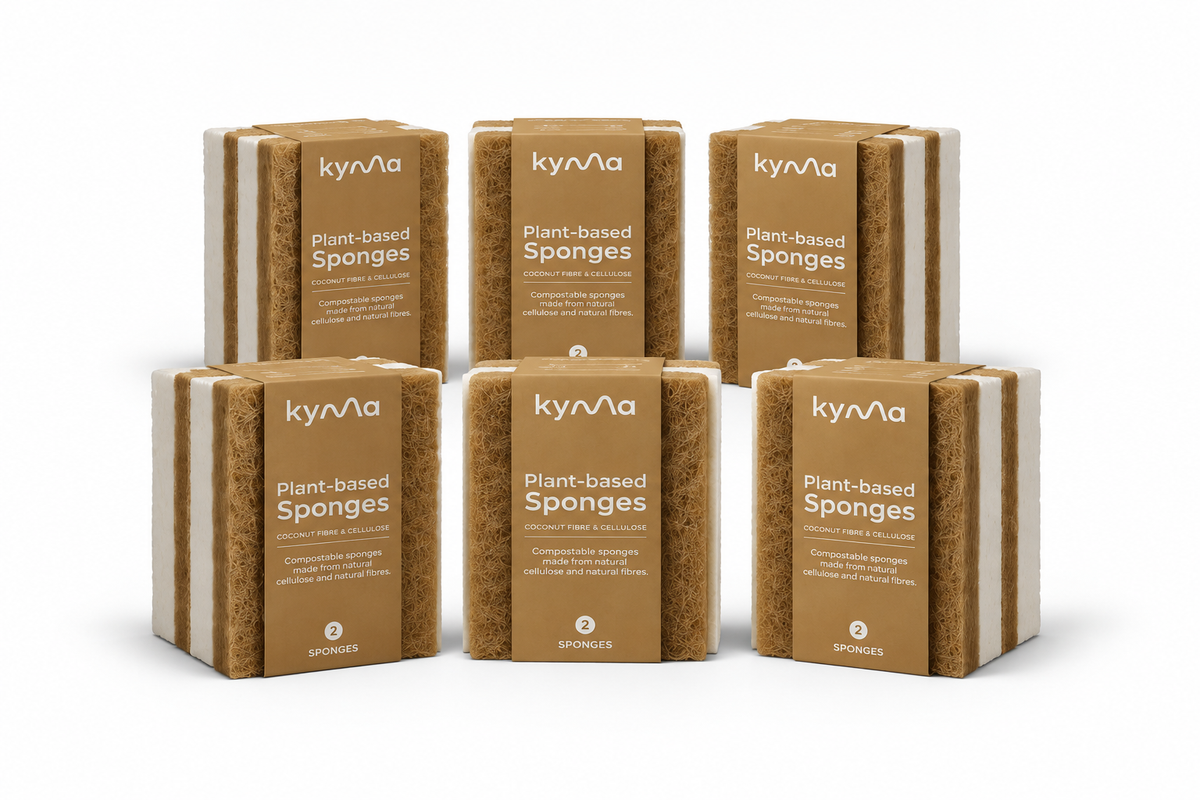 12 x Coconut & Cellulose Sponges